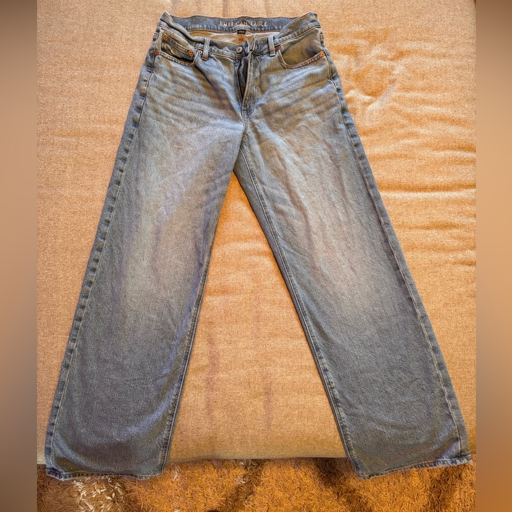 American Eagle Strigid LONG - Light Blue jeans